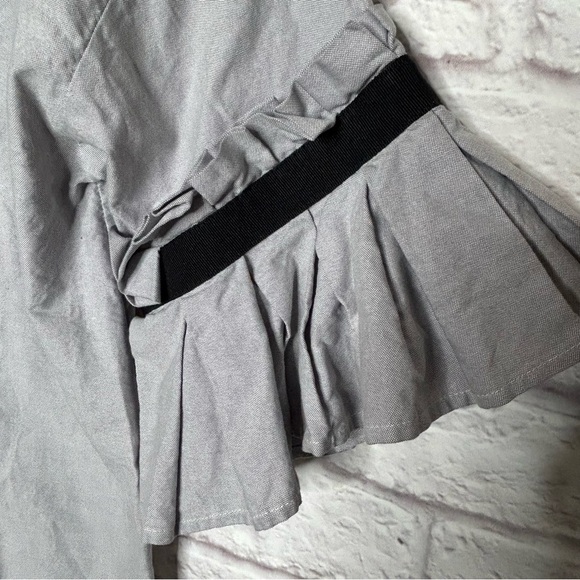 Chepè Blue Ruffle Sleeve 100% Cotton Top - Picture 10 of 16